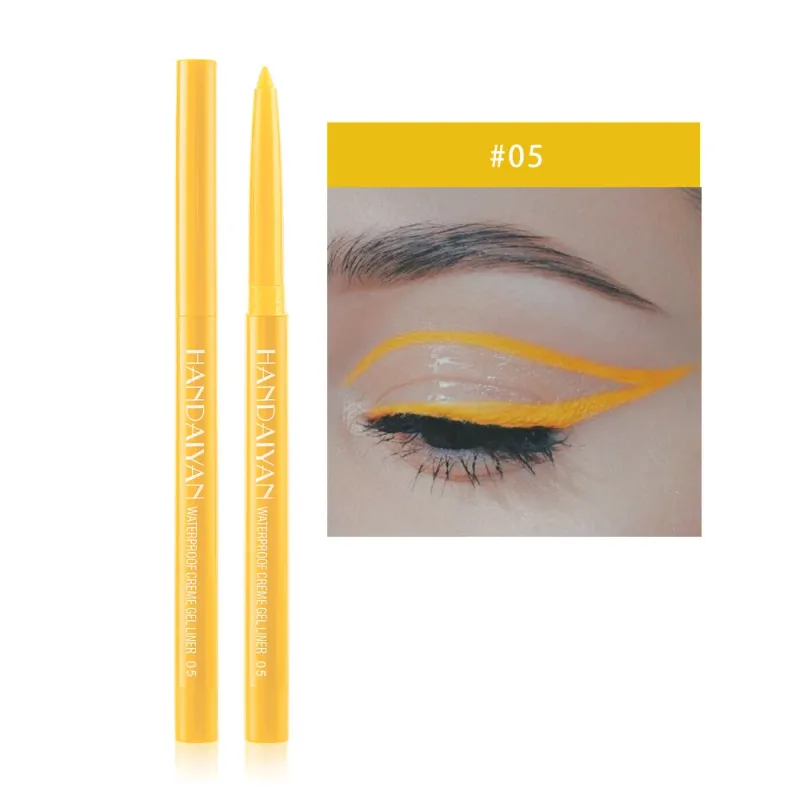 1PC White Matte Eyeliner Gel Pen Long Lasting Waterproof Eye Liner Pencil Quick-drying Non-smudge Eye Makeup for Women Cosmetics