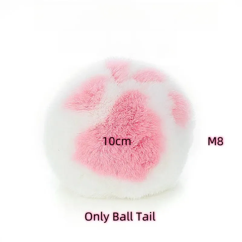 Small Silicone Butt Plug Dildo Vaginal Plug with Detachable Fake Soft Fox Rabbit Tail for Couple Anal Bead Dilator Sex Toys