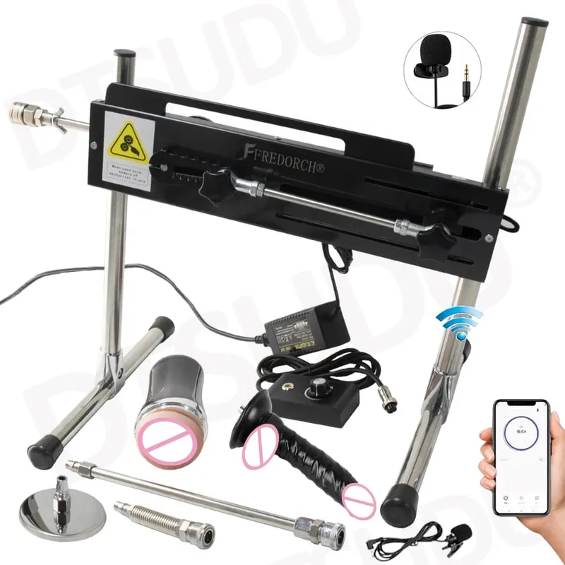 Dildo-120W Awtomatikong Dildo Machine 3-15cm Super Silent Masturbation Dildo Sex Machine Mga Pang-adultong Couple Sex Toy Babae Lalaki Sex Toy