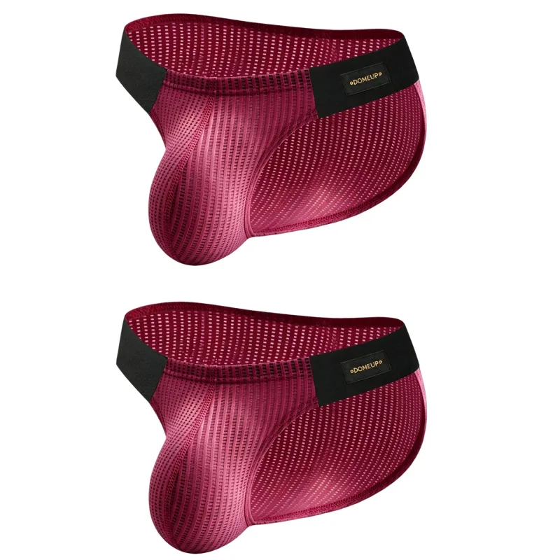 New Men's Silky Mercerized Briefs Quick‑Dry Breathable Lightweight Premium Texture Gym Workout Sports Male Underpants