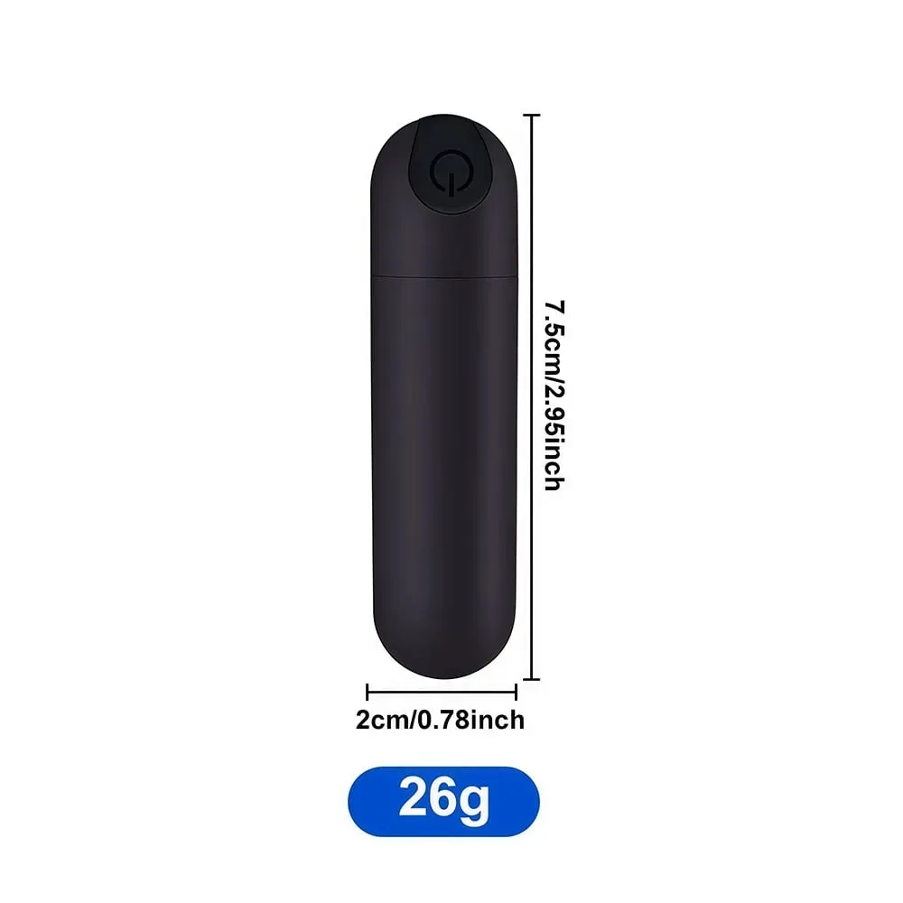 USB-laddning 10-hastigheter Mini Bullet Vibrator Uppladdningsbar Trådlös Vibrerande Anal Plugg Klitoral Stimulator Sexleksaker för kvinnor för vuxna
