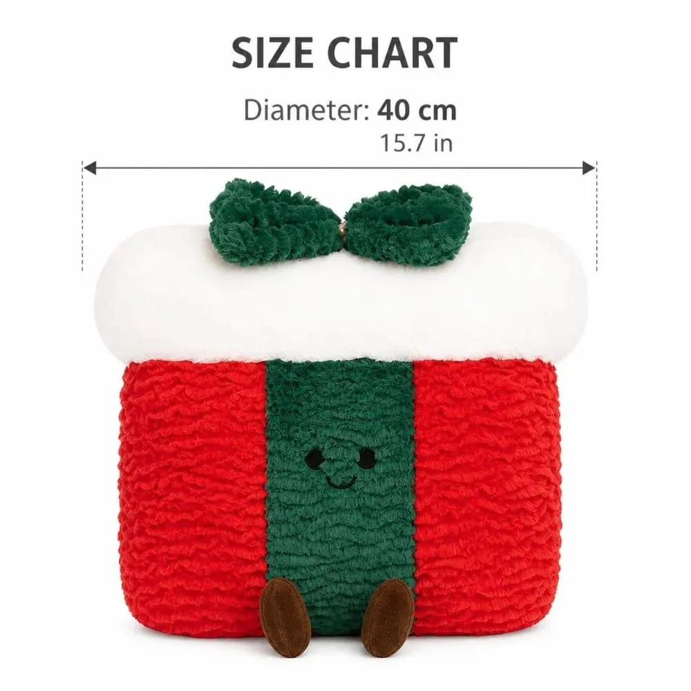 Cute Creative Shape Christmas Pillow Soft Stuffed Comfortable Waist Cushion Seasonal Pattern Tree Pillow Home Decor
