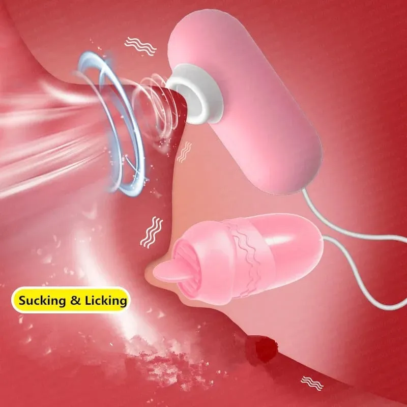 Portable Vagina Ball Sucking Vibrating Love Egg Massager Clitoral Nipple Stimulation Quick Orgasm Sex Toys For Women Adult Goods