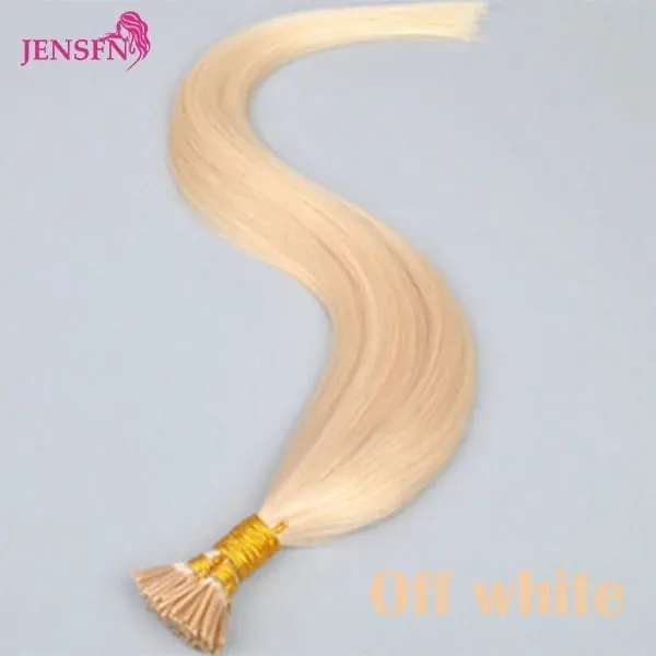I Tip Color Hair Extensions 0.5g/Strand Remy Fusion 100% Human Hair Keratin Capsule Purple Blue Pink For Women