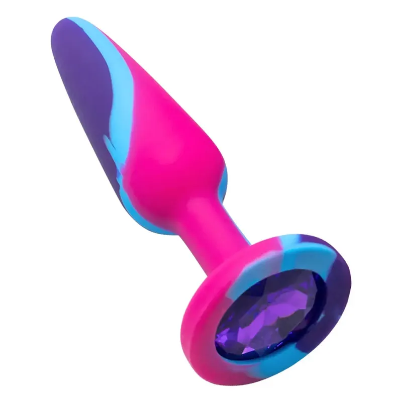 Silicone Anal Plug for Woman 3 Sizes Butt Plug Crystal Base Sex Toys Anal Toys Sex Stopper Adult Toys Anal Trainer for Couples