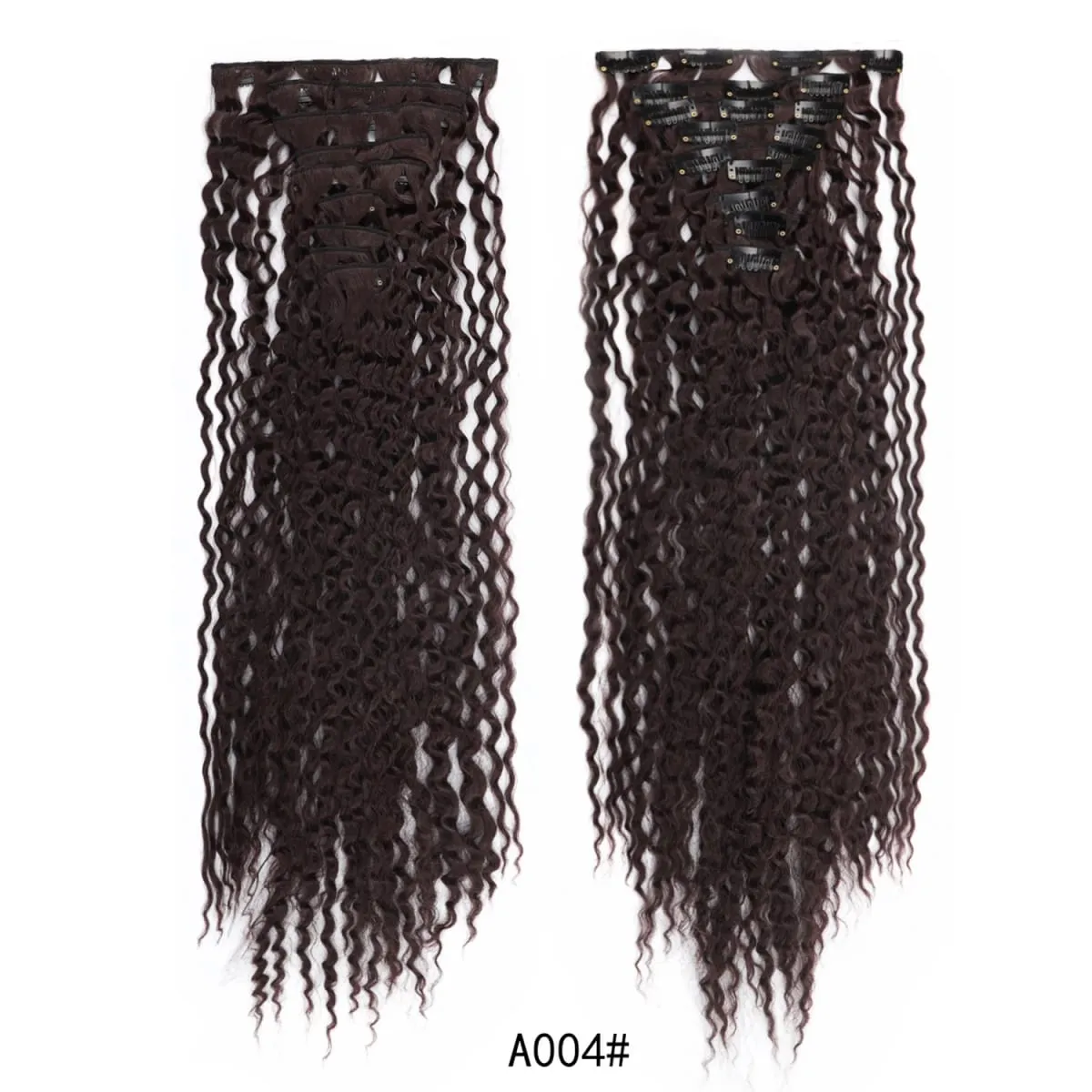 Synthetic Long Loose Curly Hair Extensions 9pcs/set Clip-in Hair Increase Hair Volume Daily Use