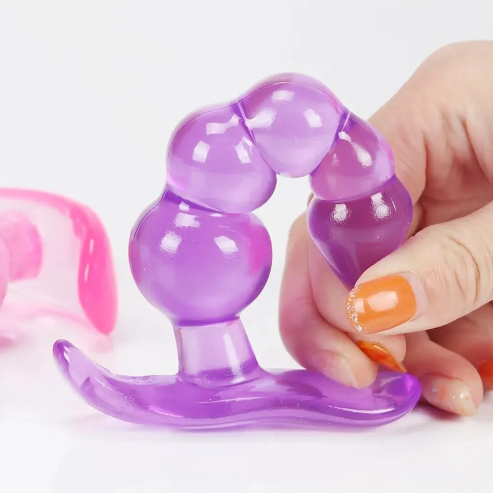 Silicone Anal Plug Butt Plugs Sex Toys for Women Men Gay Anal Beads Prostate Massager Dilator Trainer Anus Stimulation Adult 18+
