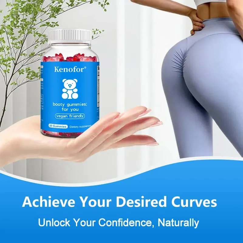 BBL Gummies for Women - Promote Natural Growth of Buttocks Shape Natural Curves Improve Appearance and Enhance Confidence