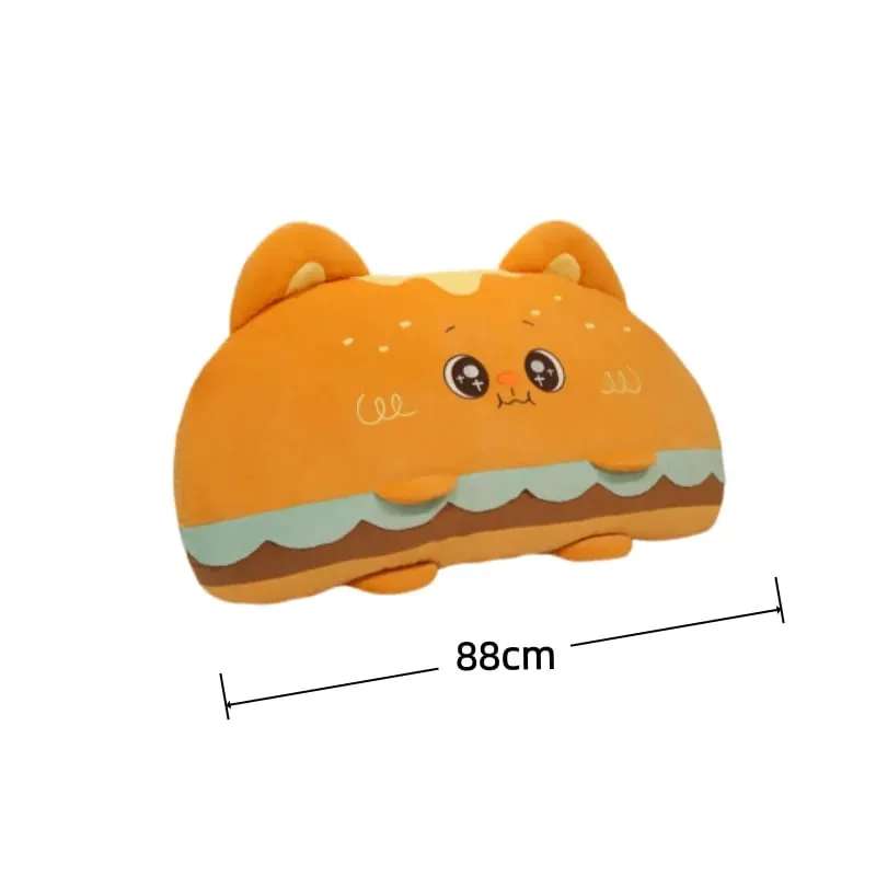 Hamburger Plush Cushion 58/88cm Stuffed Pillow Kawaii Sofa Bed Seat Decor Cushion Adorably Home Decor Toys Birthday Gifts — image 11