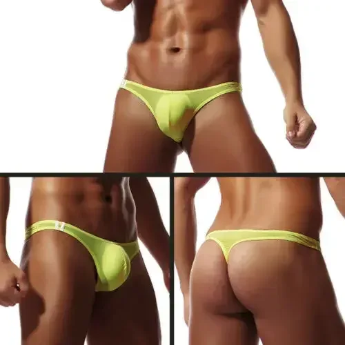 Men's Thongs G String Sexy Gay Sissy Underwear Briefs Man Jockstrap T Back Underpants Penis Pouch Breathable Panties