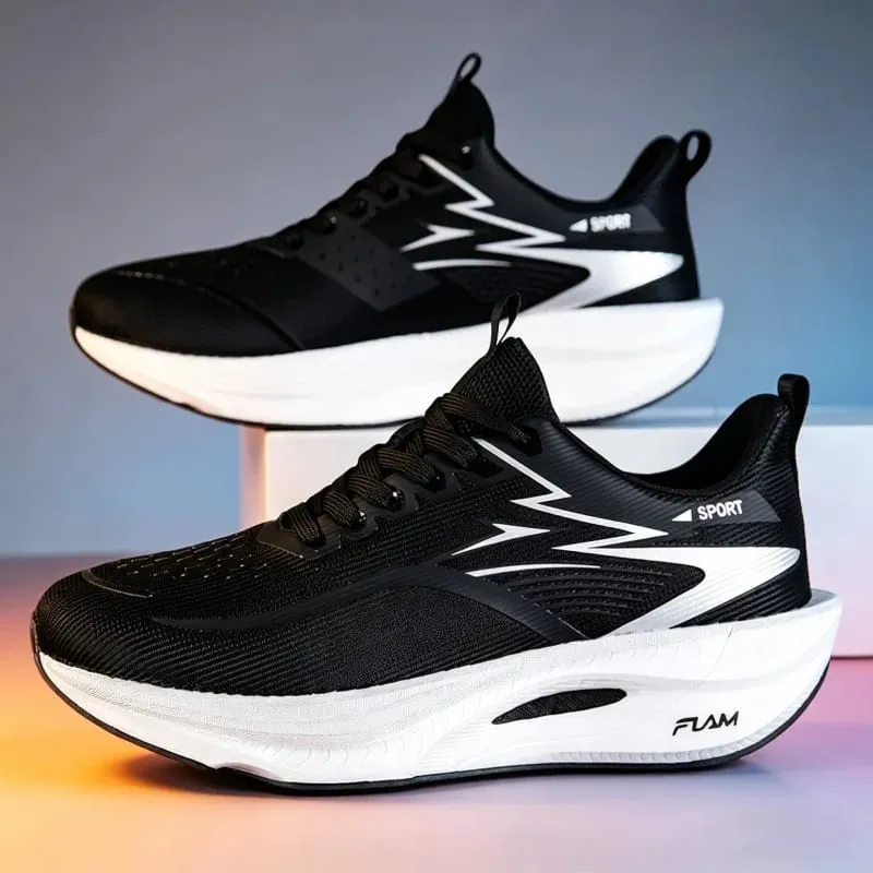 Marathon Running Shoes Men Speciality Sports Carbon Board Breathable Lightweight Women's Comfortable Athletic Nonskid Sneakers
