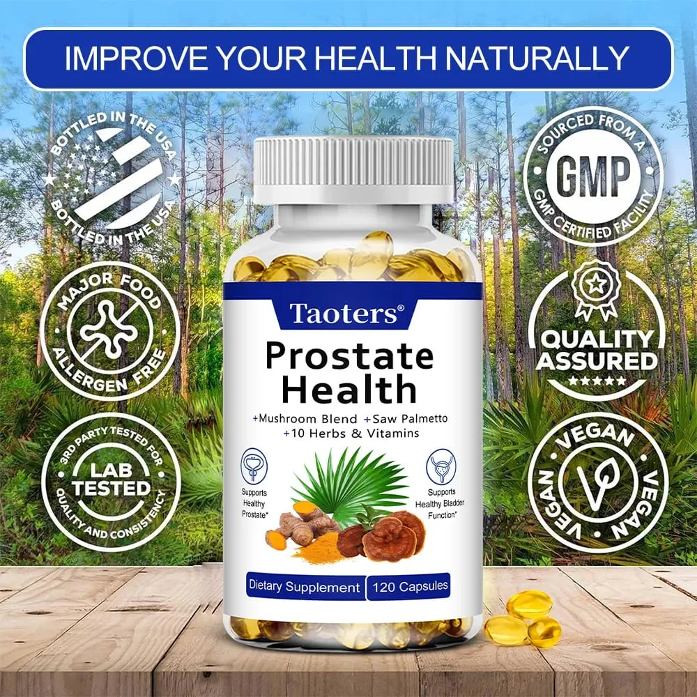 Saw Palmetto Extract Capsules Prostate Health Supplement Urinary Tract Support Promotes Prostate Health
