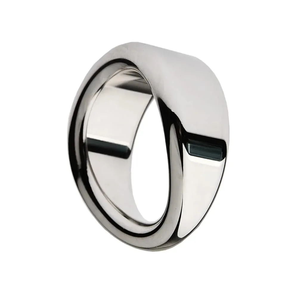 Stainless Steel Testicle Stretcher Heavy Duty Penis Ring Metal Lock Cock Weighted Exercise Scrotum Pendant Male Bondage Sex Toy