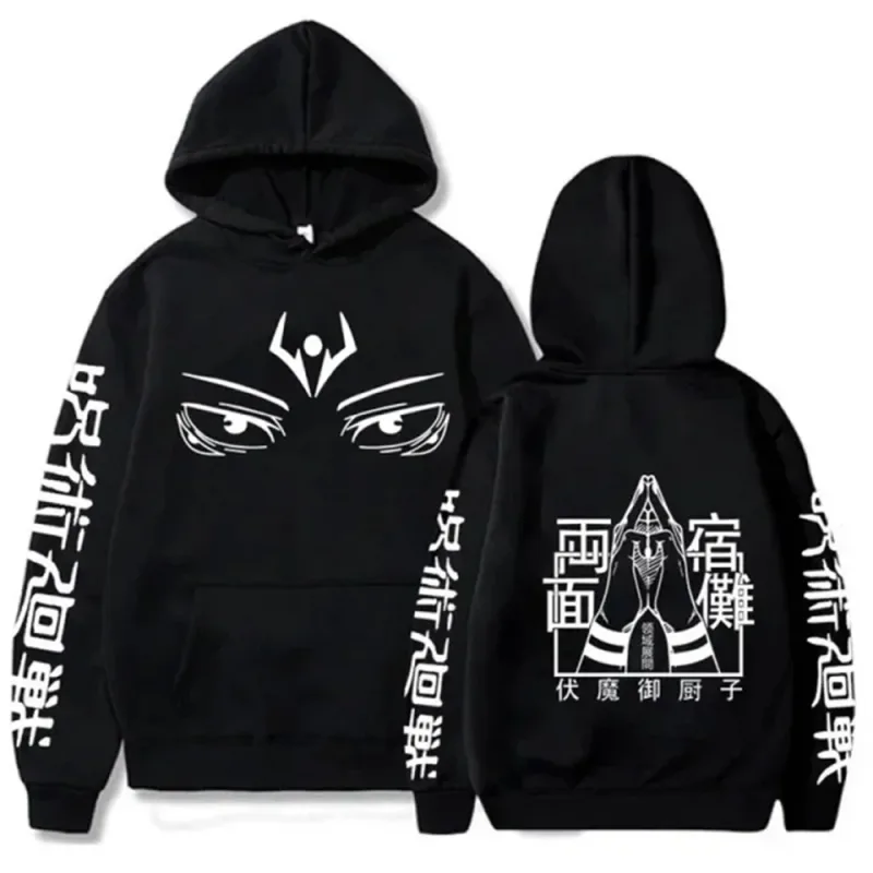 hoodies for man 3D Anime Satoru Gojo Printing Hooded Men Women Hoodies Prevalent Harajuku Manga Unisex Sweatshirt Men's clothing