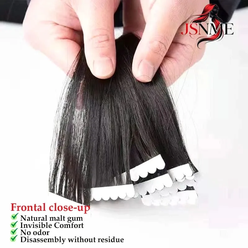 Mini Tape In Hair Extensions Natural Seamless Invisible SKin Remy Tapes in 100% Human Hair Black Brown Blonde For Salon