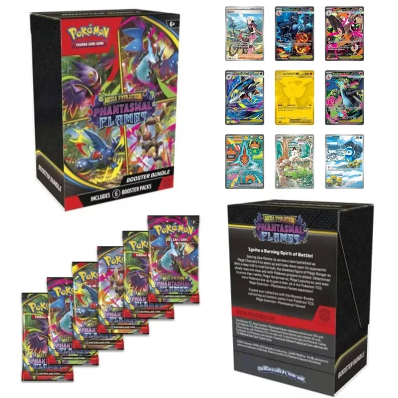 Trading Poke Cards Ascended Heroes Mega Evolution Sword Shield Series 72 Shiny Collectible Booster Bundle Booster Packs Gift
