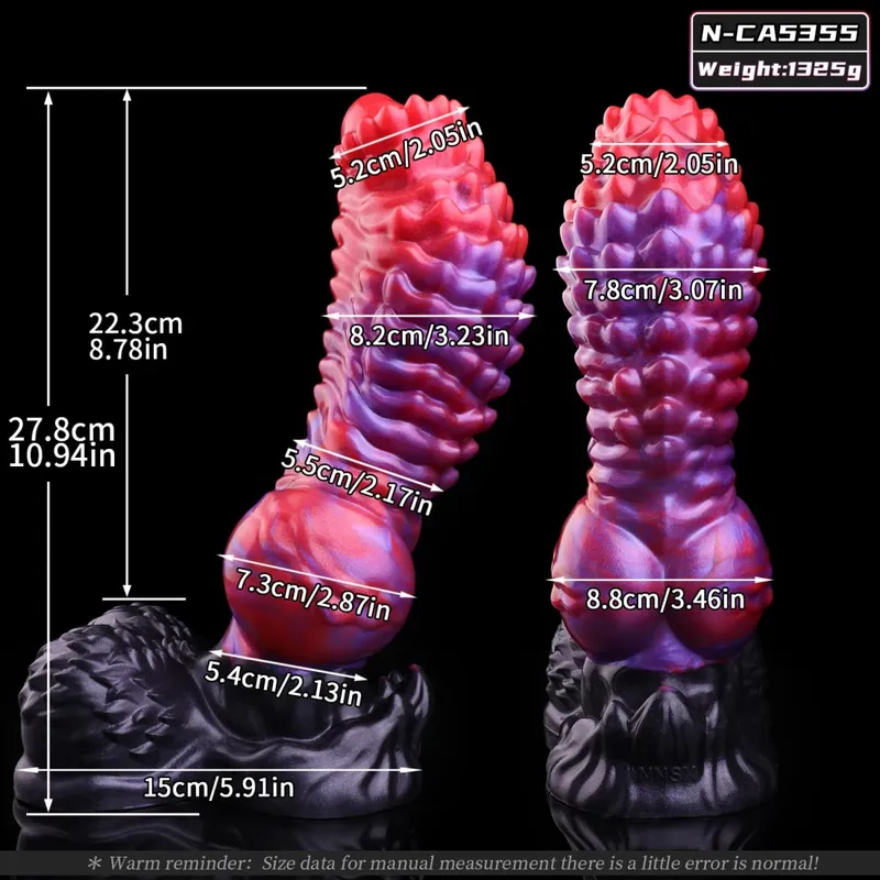Ridges Fantasy Dildo Huge Monster Silicone Anal Toy Thick Knot Cock Penis Butt Plug Female Masturbation Adult Sex Products