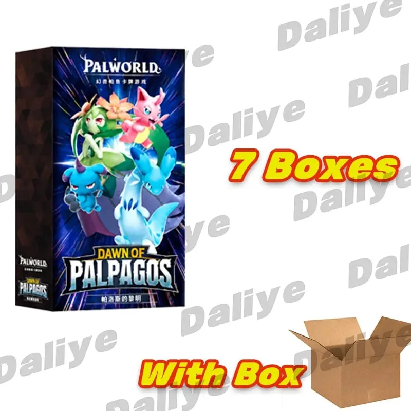 New Genuine Palworld TCG Cards Simplified Chinese Palworld Official Card Game DAWN OF PALPAGOS Collection Trading Cards Toys