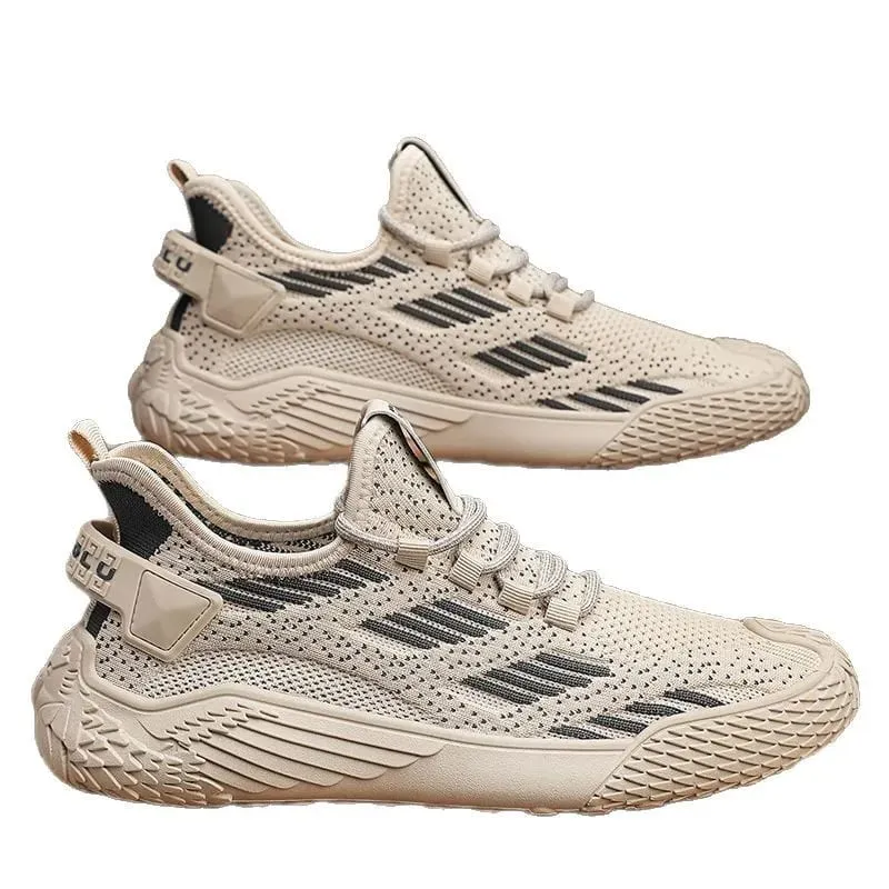 2025 Hot Sale Lightweight Men's Vulcanize Shoes Breathable Slip on Male Casual Sneakers Anti-slip Men's Outdoor Walking Shoes — image 6