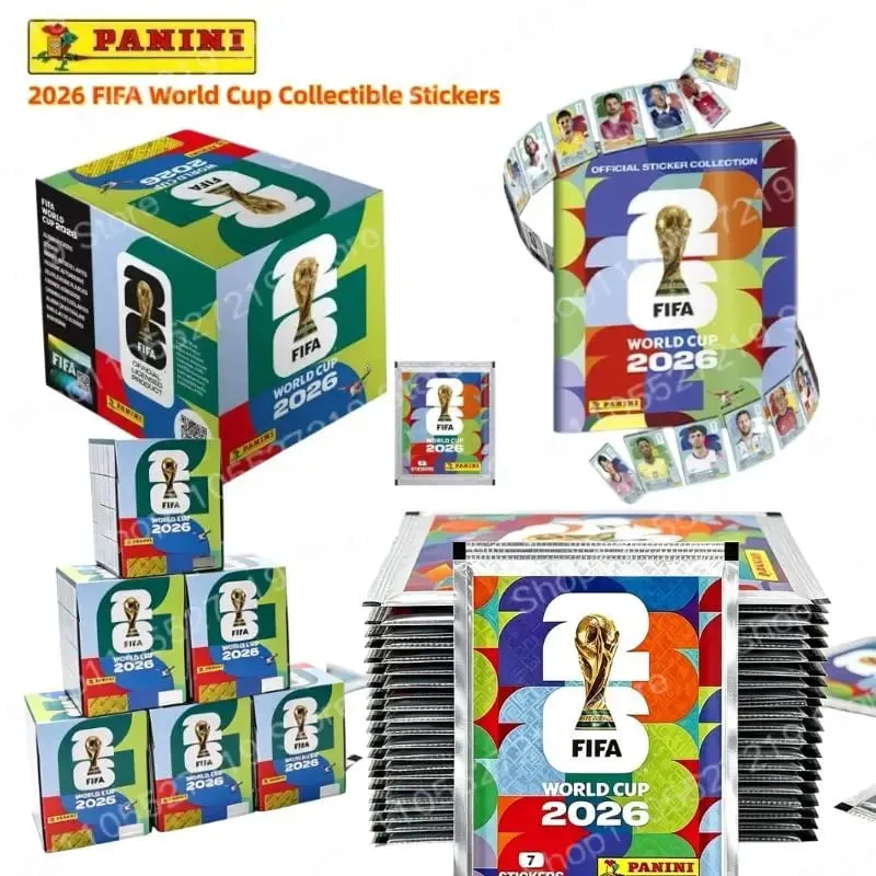 Hot Genuine Panini 2026 World Cup stickers random star players fun Card Games premium collectibles loved by football fans。