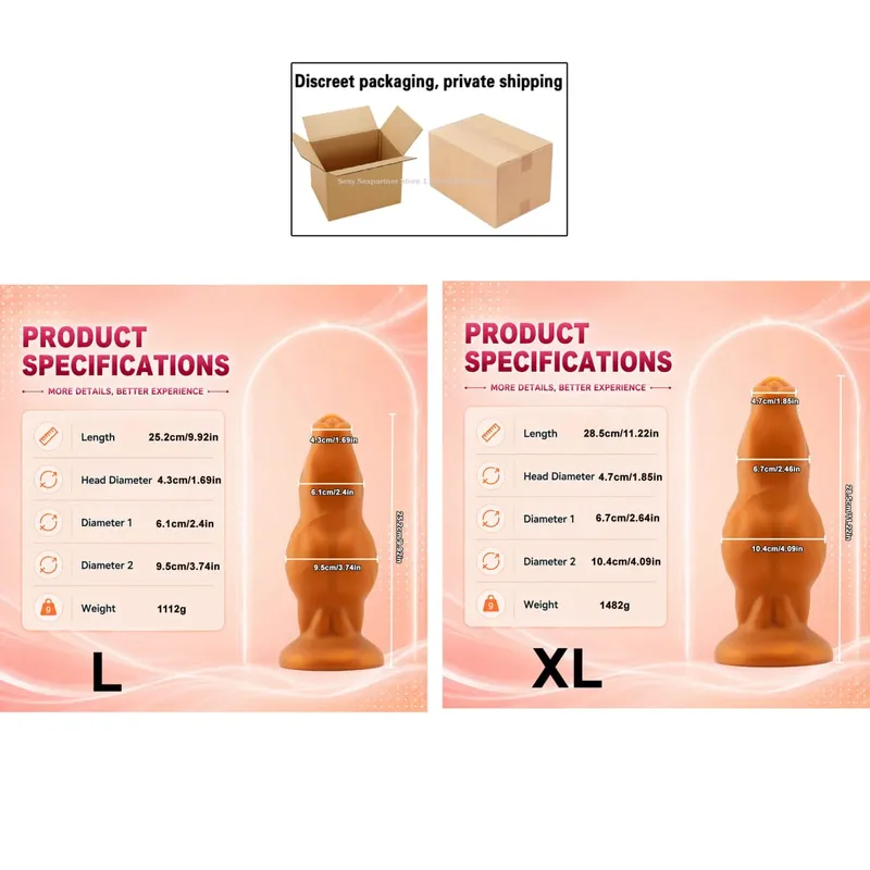 NEW Large Animal Penis Huge Dog Cock Dildo Suction Cup Masturbator Female Anal Butt Plug Big Anal Plug Adult Sex Toys Products