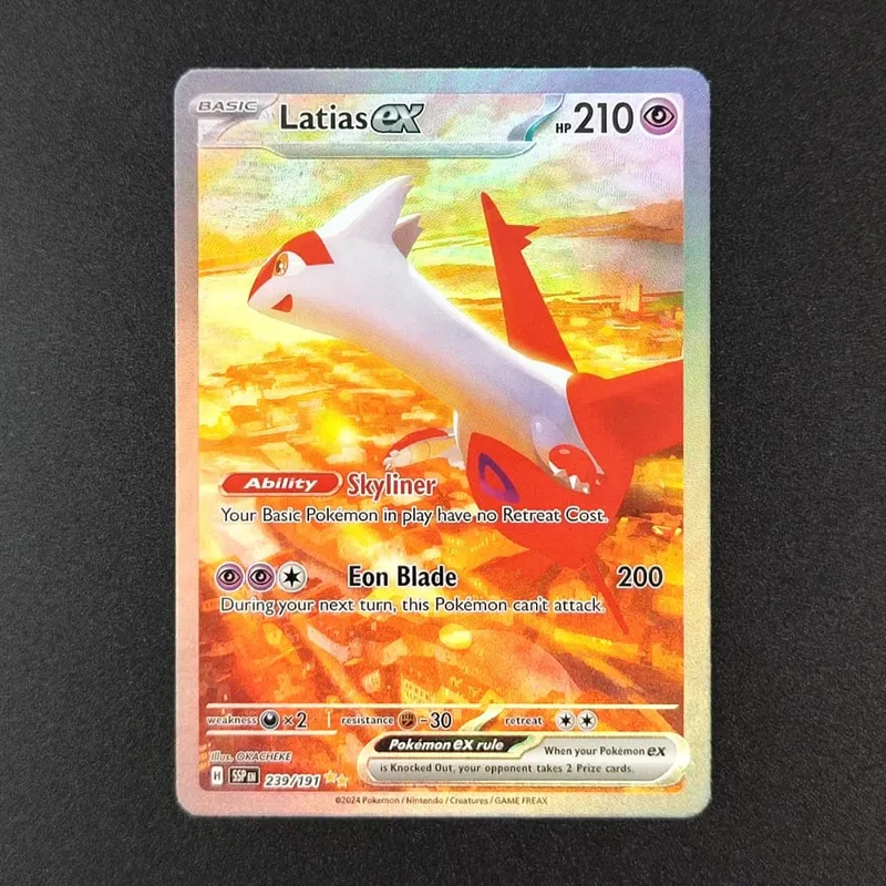 tcg Card English SV10 SV09 Destined Rivals Team Rocket's Mewtwo Cynthia's Garchomp Ethan's Ho-Oh Trading Card Game