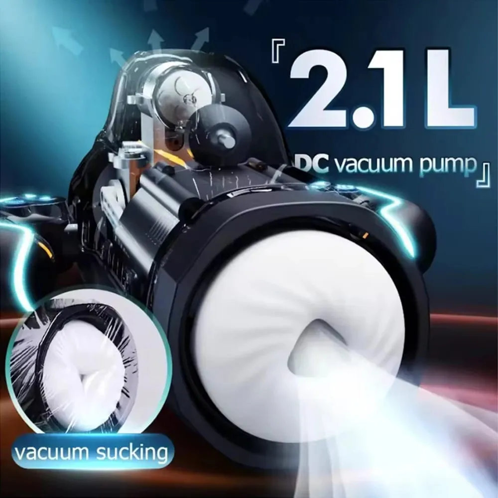 Bermuda Masturbator Powerful Vacuum Sucking Blowjob High-Speed Piston Telescopic Male Masturbation Cup Sex Toys for Men