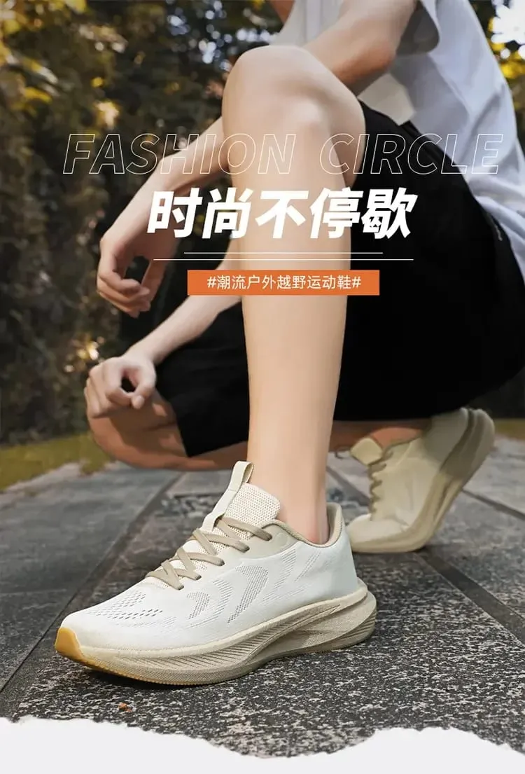 Men's Wide-Fit Running Shoes Comfort Walking Sneakers for Womens Unisex Breathable Mesh Anti-slip CushioningTraining Shoes