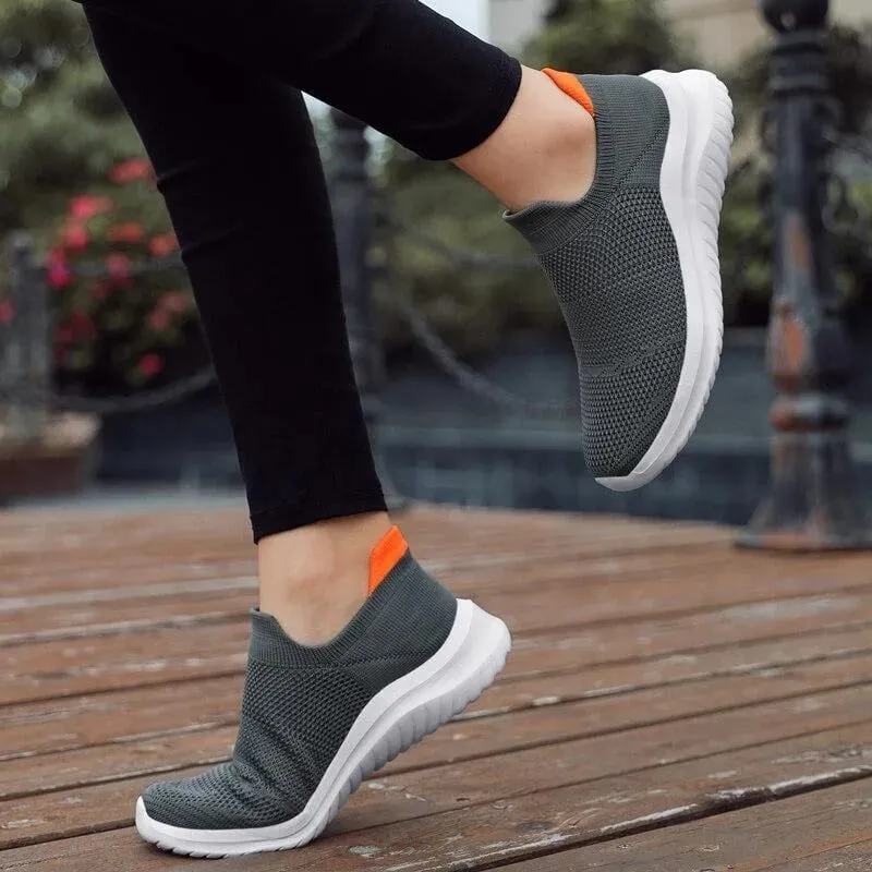 Vanmie Men Sneakers Men Shoes Casual Breathable Summer Mesh Sneakers Lightweight Slip-on Sneakers Shoes for Male