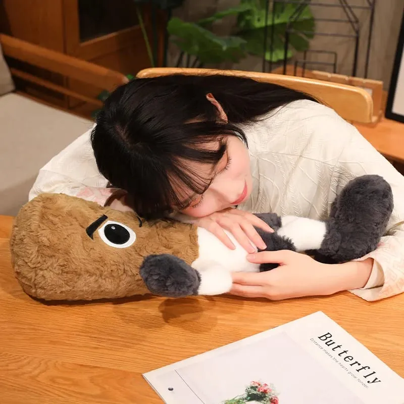 55/80CM Cartoon Cigarette Plush Pillow Long Cushiom Stuffed Toys Bedroom Sleep Hug Pillow