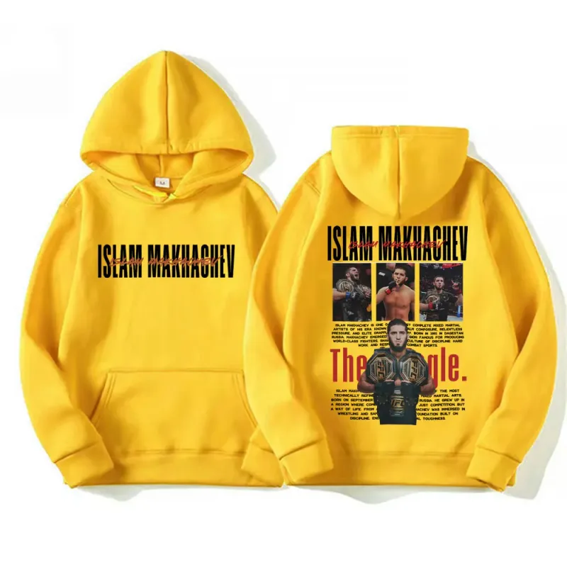 Limited Islam Makhachev Classic Graphic Sweatshirts Men Women Fashion Gothic Oversized Hoodies Casual High Quality Fleece Hoodie