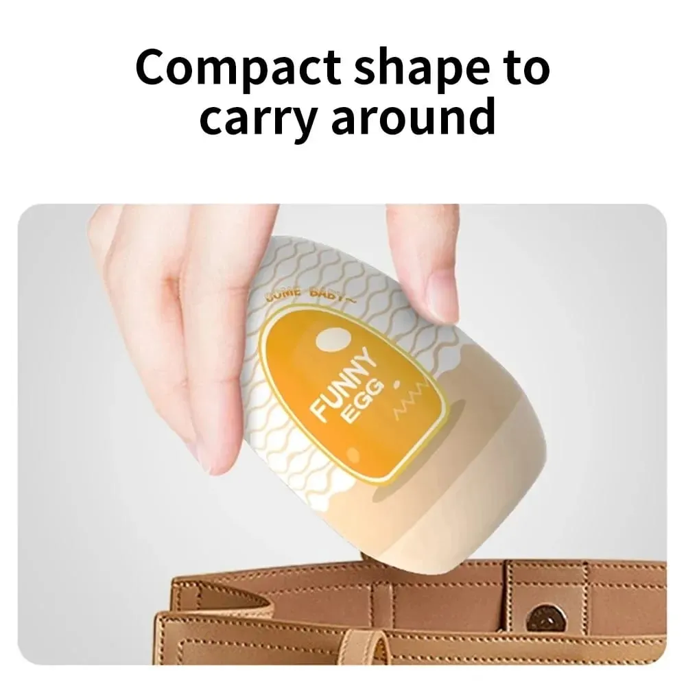 Laile Mini Masturbator Egg Portable Pocket Pussy for Men Disposable Male Sex Toy Cup