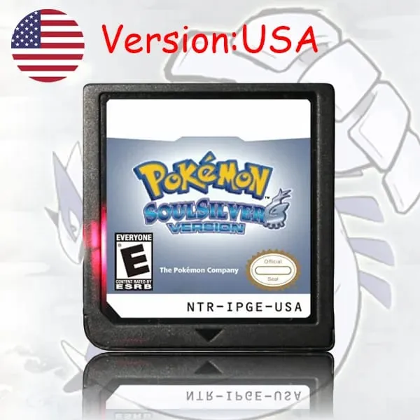 NDS Game Cartridge Pokemon Series Platinum Pearl Diamond HeartGold SoulSilver USA/EUR/FRA/ITA/NOE/AUS/ESP Version for NDS