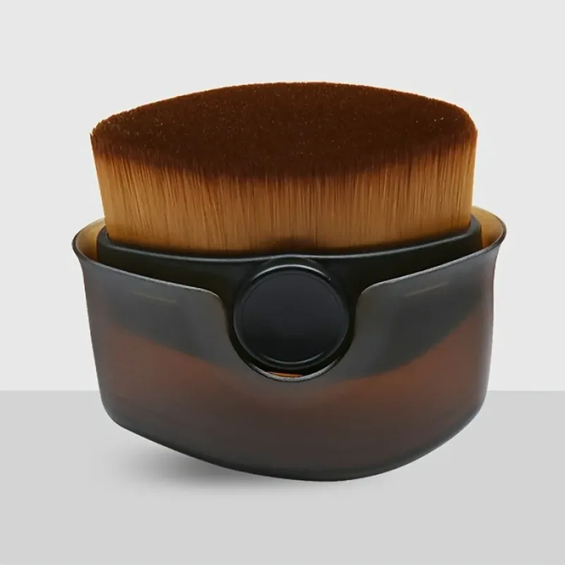 Multi-Purpose Face Brush with Case Foundation Blush Powder Brush for Liquid Cream Travel-Friendly Makeup Tool