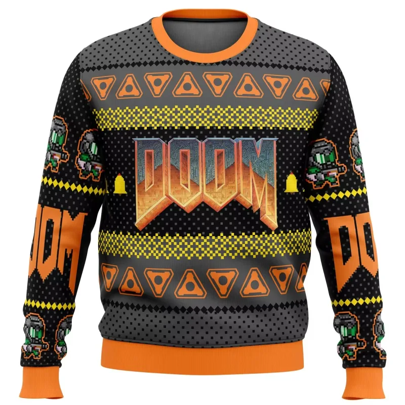 Suéter de Natal Engraçado Doom Invader Zim, Pullover de Desenho Animado para Mulheres e Homens, Moda Nova 2026, Moletom com Capu