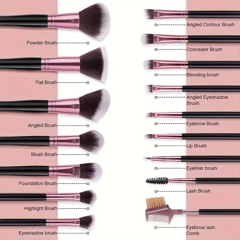 Makeup Brushes Set Professional Beauty Foundation Concealer Powder Eyeshadow Blush Brush Kabuki Blending Cosmetic Beauty Tool