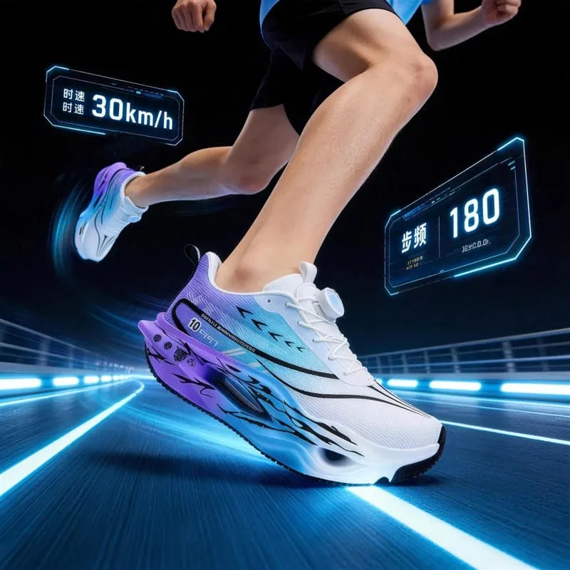 Men Propulsive Carbon Plate Racing Shoes Breathable Wide Fit Energy Return Marathon Sneakers Cushion for Women Running Trainers