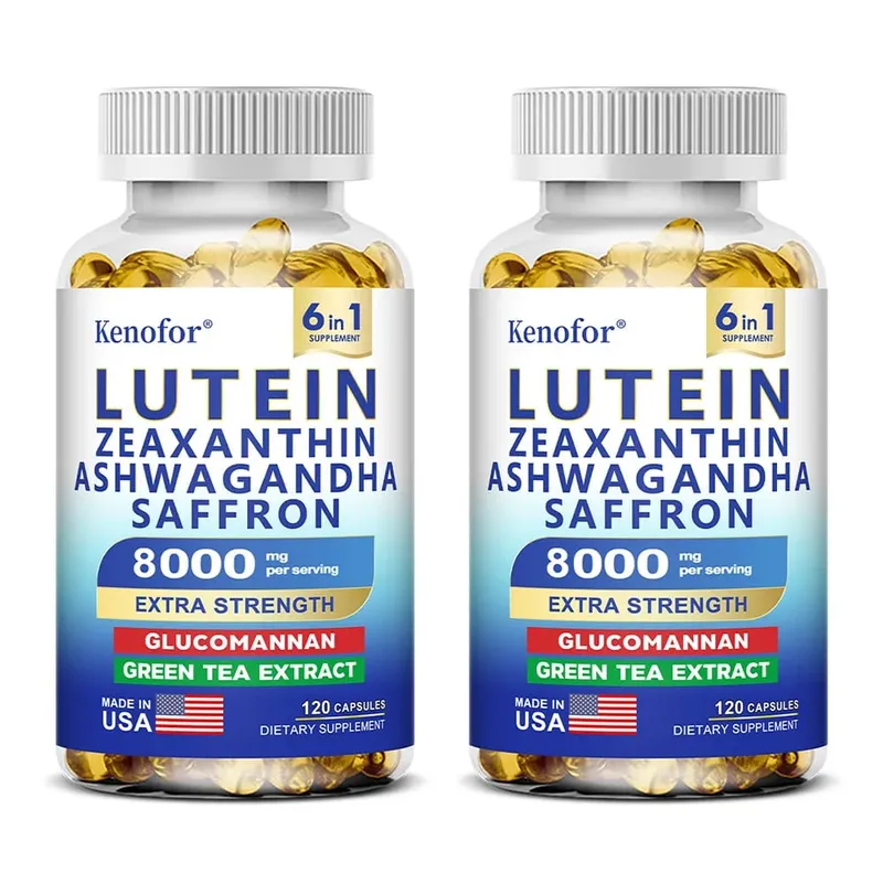 Lutein and Zeaxanthin Capsules - Eye Health Support Supplement Supports Overall Vision Vegan Friendly & Non-GMO 120 Softgels