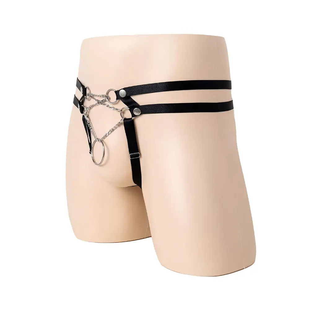 Mens Sexy Cockring G-Strings Sexy Tоy Mens O-Ring Underwear Para sa Hot Man Low Waist Jockstrap Lingerie Gay Sissy Pouch Underpants