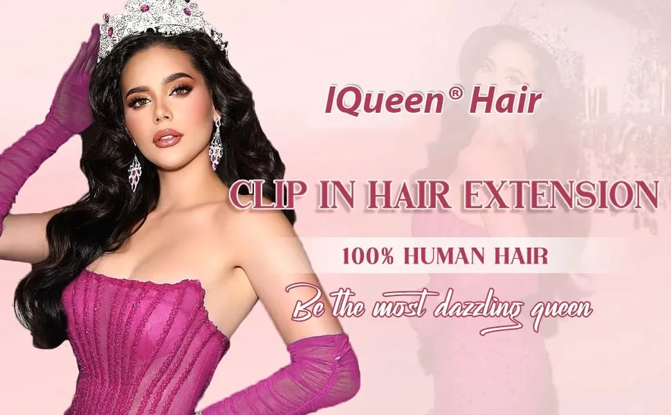 #8 Straight Clip Ins Human Hair Extensions 100% Human Hair 3/4 Full Head One Piece 5 Clips In Hair Extensions 100G/Set For Woman