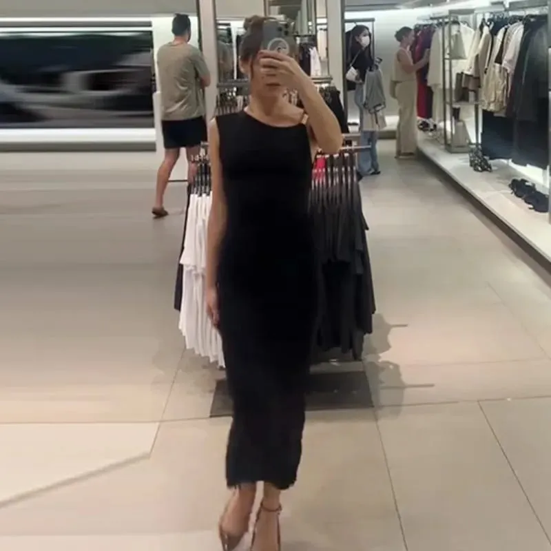 Mulheres babados bodycon vestidos verde preto vestido de verão mulher sexy sem mangas vestidos longos assimétrico espartilho vestidos 066