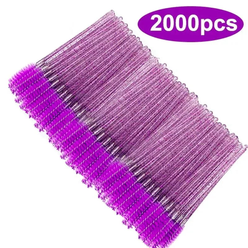 Wholesale 50/1000/2000pcs Spoolies Brush Mascara Wands Wholesale Eyebrow Lash Cleaning Brushes Applicator Makeup Tools Eyelash — image 10