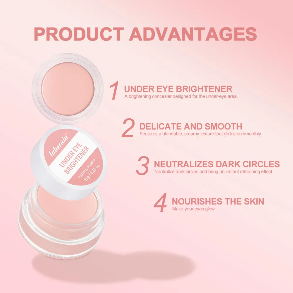 Under Eye Brightener Conceal & Brighten Dark Circles Infused Hyaluronic Acid Shea Butter Hydrating Long Lasting Under Eye Correc