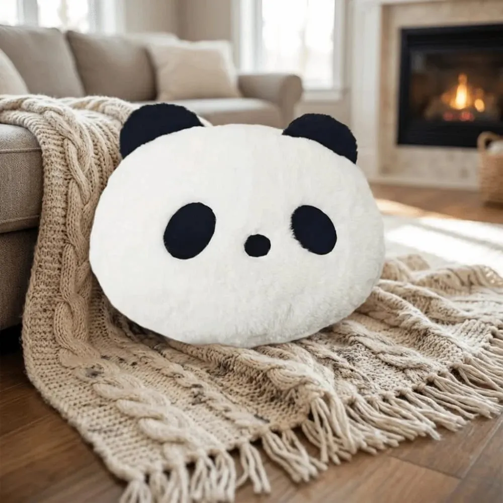 Stuffed Animal Plush Panda Cushion Bedroom Sofa Kawaii Stuffed Panda Pillow 30cm Home Decoration Panda Throw Pillows