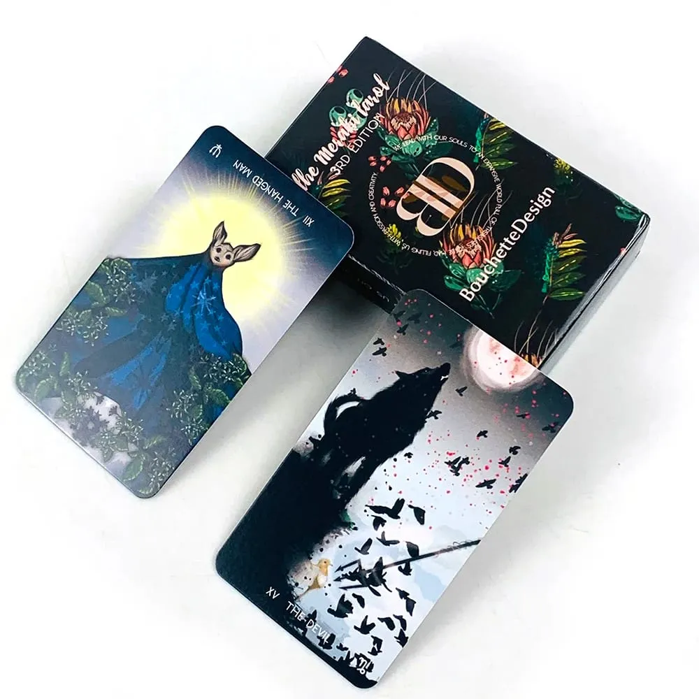 Exquisite Tarot Cards The Magic of Nature Animal Tarot Cards Of Precognition & Divination For Family Friend Party Game — image 1