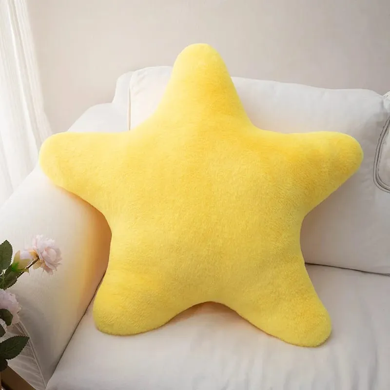 35/40cm Starfish Star Plush Pillow Stuffed Smiling Happy Sky Pillow Colorful Decor Cushion for Sofa Chair Back Support Gift