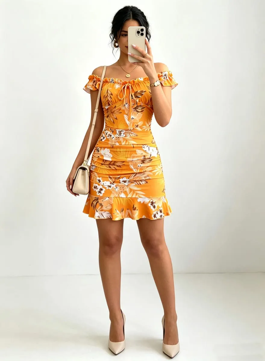 Vestido plisado ceñido con cintura larga para mujer, elegante, informal, cómodo, decoración, minifalda, primavera y verano
