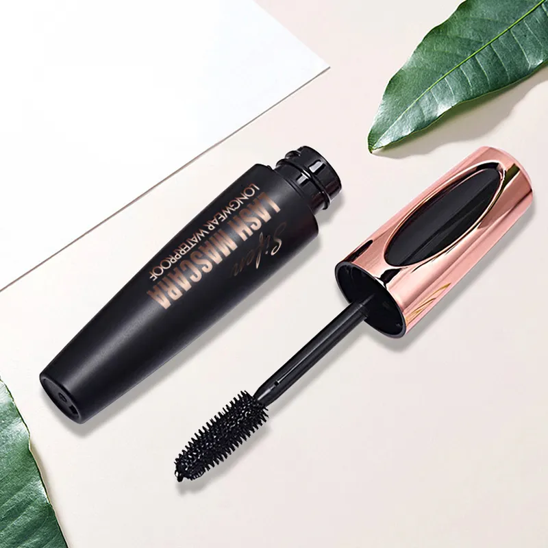 Waterproof Mascara Black Long Lasting Curling Thick Lengthening Eyelash Extension Smudge-proof Eye Makeup Cosmetics