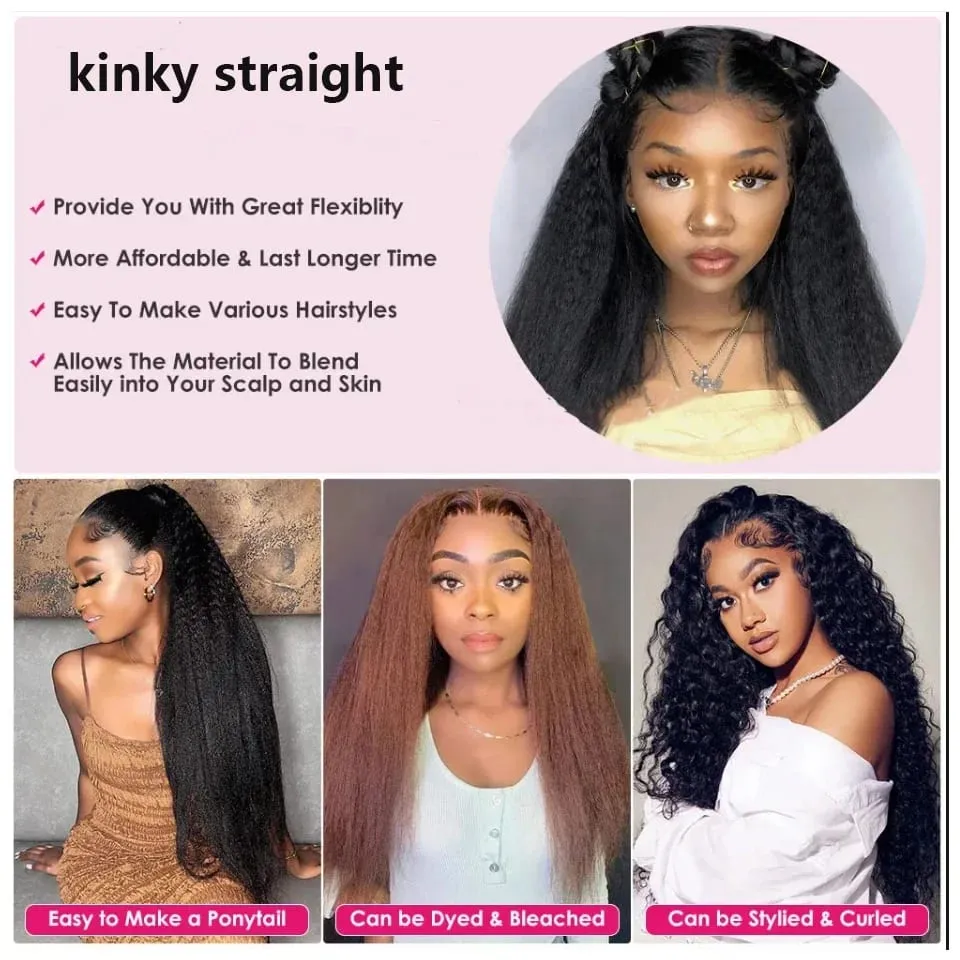 Kinky Straight Clips In Human Hair Extensions Natural Color In Brazilian Remy Human Hair 120G 8Pcs/Set Full Head For Women Natural Color Invisible Wefe Remy Clip Ins Yaki Human Hair Wholesale Burmese Clip in Hair Extensions