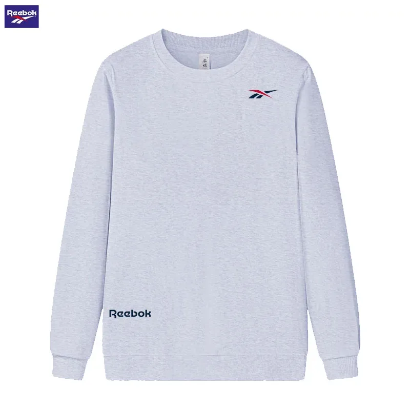 2026 Stride Running Spring/Autumn Men's and Women's Universal Round-neck Hoodie - Lightweight Solid-color Long-sleeved Loose-Fit